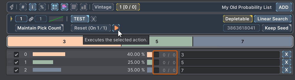 Depletable Lists - Reset Units in Old list